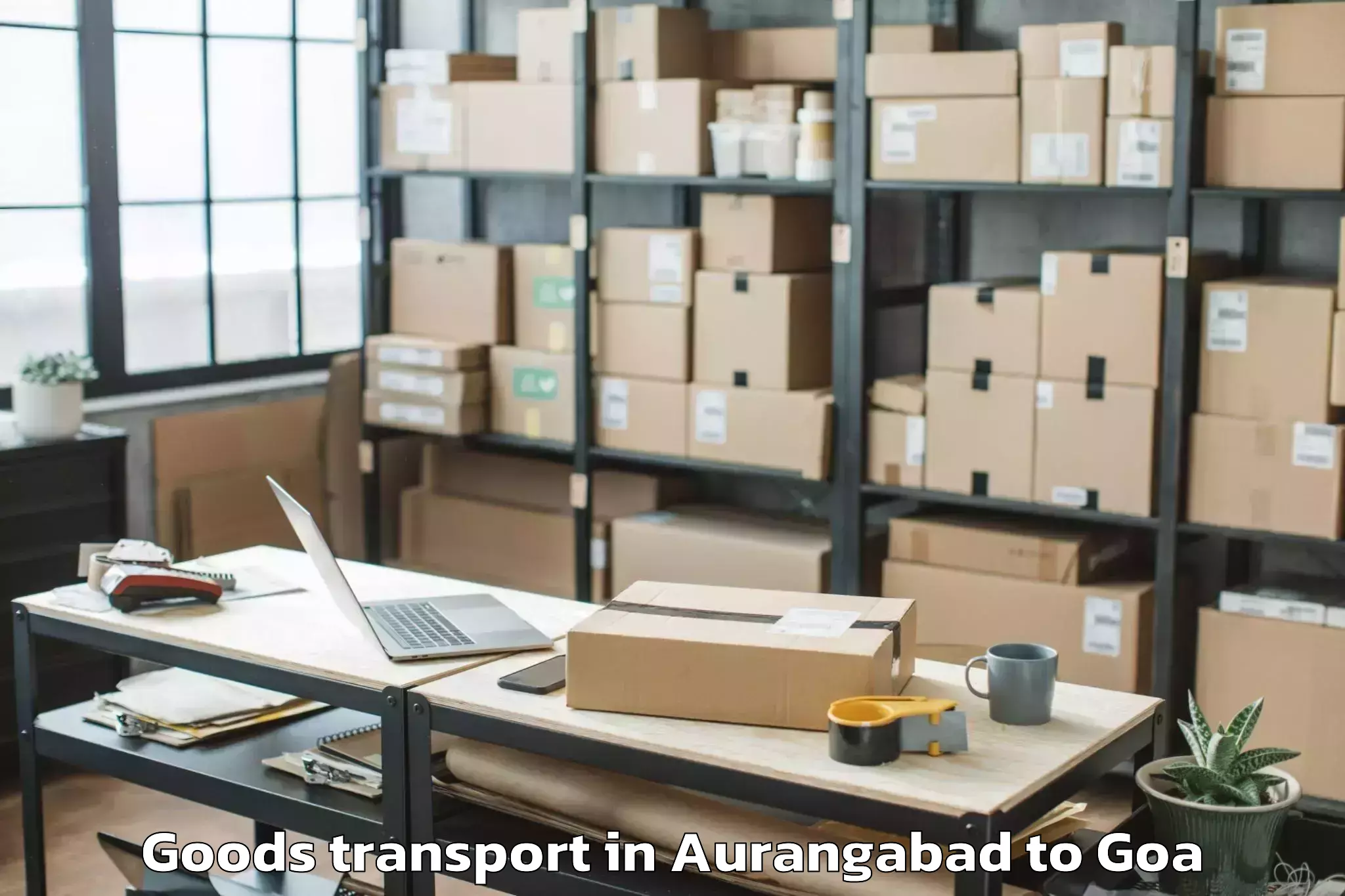 Professional Aurangabad to Colvale Goods Transport